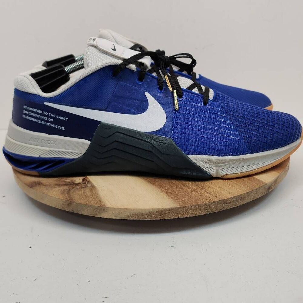Nike Metcon 8 "Nike By You" training shoe Mens Size 15 Blue White